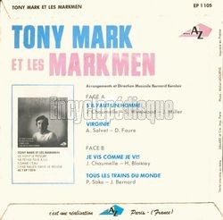 [Pochette de S’il faut un homme (Tony MARK et les MARKMEN) - verso]