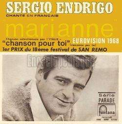 [Pochette de Sergio ENDRIGO -  Marianne  (Les FRANCOPHILES)]