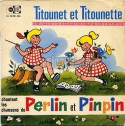 [Pochette de Titounet et Titounette chantent les chansons de Perlin et Pinpin n2 (JEUNESSE)]