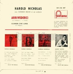 [Pochette de Arrivederci (Harold NICHOLAS) - verso]