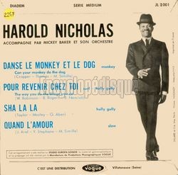 [Pochette de Danse le Monkey et le Dog (Harold NICHOLAS) - verso]