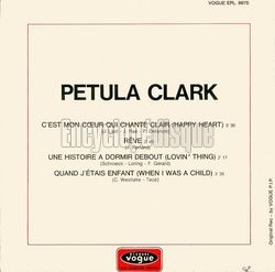 [Pochette de Concours Phare Ouest-France (Petula CLARK) - verso]