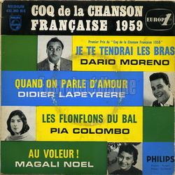 [Pochette de Coq de la chanson franaise 1959 (COMPILATION)]