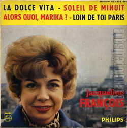 [Pochette de La dolce vita (Jacqueline FRANOIS)]