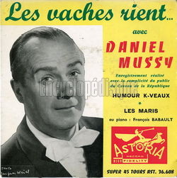 [Pochette de Les vaches rient (Daniel MUSSY)]