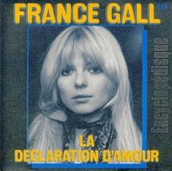 [Pochette de La dclaration d’amour (France GALL)]