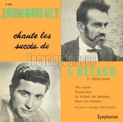 [Pochette de Jacques Montmorency chante les succs de Gilbert Bcaud (Jacques MONTMORENCY)]