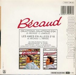 [Pochette de On attend, on attend (Gilbert BCAUD) - verso]