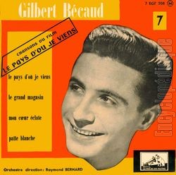 [Pochette de Le Pays d’o je viens (Gilbert BCAUD)]