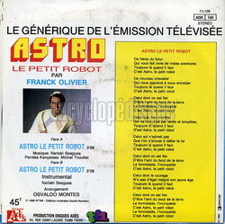 [Pochette de Astro le petit robot (T.V. (Tlvision)) - verso]