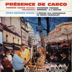 [Pochette de Prsence de Carco (Frida BOCCARA et Francis CARCO)]