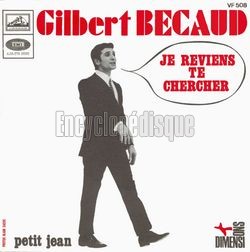 [Pochette de Je reviens te chercher (Gilbert BCAUD)]