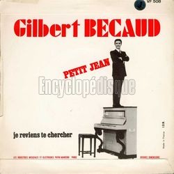 [Pochette de Je reviens te chercher (Gilbert BCAUD) - verso]