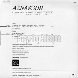 [Pochette de Au creux de mon paule (Charles AZNAVOUR) - verso]