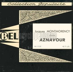 [Pochette de Jacques Montmorency chante Aznavour (Jacques MONTMORENCY)]