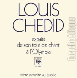 [Pochette de Tour de chant  l’Olympia (Louis CHEDID)]