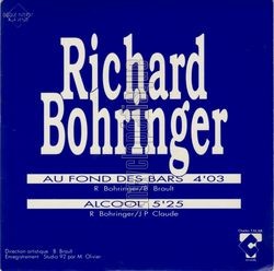 [Pochette de Au fond des bars (Richard BOHRINGER)]