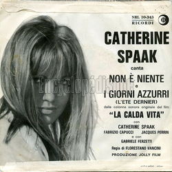 [Pochette de La calda vita (Catherine SPAAK) - verso]