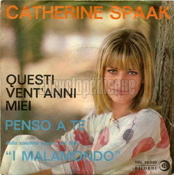 [Pochette de Questi vent’anni miei (Catherine SPAAK)]