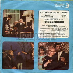 [Pochette de Questi vent’anni miei (Catherine SPAAK) - verso]