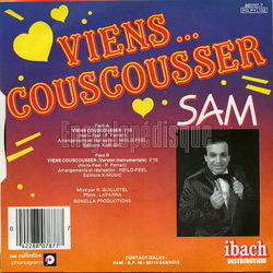 [Pochette de Viens couscousser (SAM) - verso]