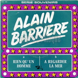 [Pochette de Rien qu’un homme (Alain BARRIRE)]