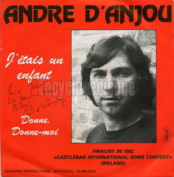 [Pochette de J’tais un enfant (Andr D’ANJOU)]