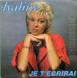 [Pochette de Je t’crirai (KALINE)]