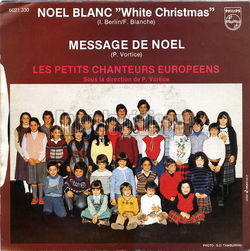 [Pochette de Nol blanc (Les PETITS CHANTEURS EUROPENS) - verso]