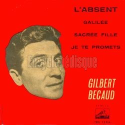 [Pochette de L’absent (Gilbert BCAUD)]