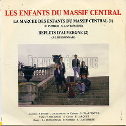 [Pochette de La marche des enfants du Massif central (Les ENFANTS DU MASSIF CENTRAL) - verso]