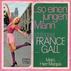 [Pochette de …so einen jungen Mann (France GALL)]