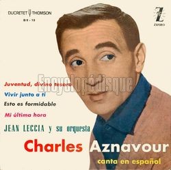 [Pochette de Juventud, divino tesoro (Charles AZNAVOUR)]