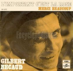 [Pochette de L’important c’est la rose (Gilbert BCAUD)]