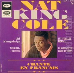 [Pochette de Nat King COLE -  Je ne repartirai pas  (Les FRANCOPHILES)]