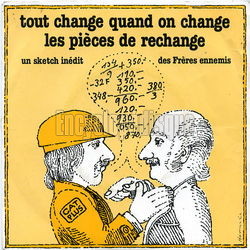 [Pochette de Tout change quand on change les pices de rechange (Les FRRES ENNEMIS)]