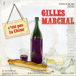 [Pochette de Marteau disco (Gilles MARCHAL) - verso]