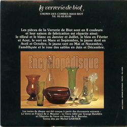 [Pochette de Biot (PUBLICIT) - verso]