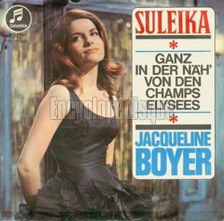 [Pochette de Suleika (Jacqueline BOYER)]