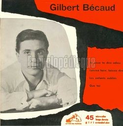 [Pochette de Je veux te dire adieu (Gilbert BCAUD)]