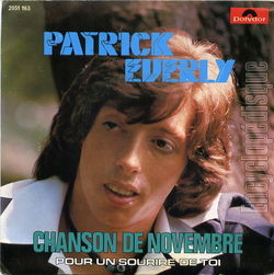 [Pochette de Chanson de novembre (Patrick EVERLY)]