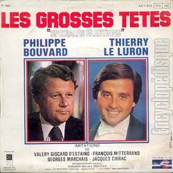 [Pochette de Les Grosses Ttes des lections (Philippe BOUVARD et Thierry LE LURON)]