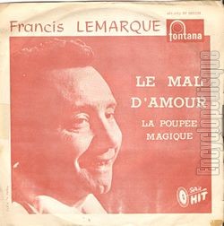 [Pochette de Le mal d’amour (Francis LEMARQUE)]