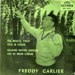 [Pochette de Tes beaux yeux (Freddy CARLIER)]