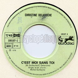 [Pochette de C’est moi sans toi (Christine DELAROCHE)]