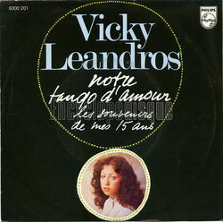 [Pochette de Notre tango d’amour (Vicky LEANDROS)]