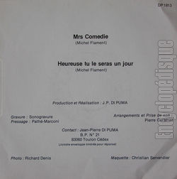 [Pochette de Mrs Comdie (Jean-Pierre DI PUMA) - verso]