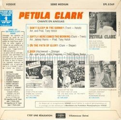 [Pochette de Don’t sleep in the subway (Petula CLARK) - verso]