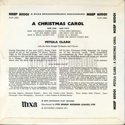 [Pochette de A Christmas carol (Petula CLARK) - verso]