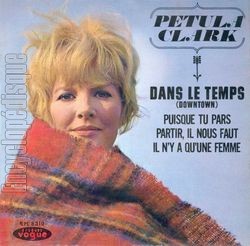 [Pochette de Dans le temps (Downtown) (Petula CLARK)]